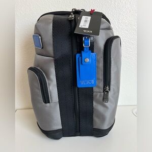 COPY - NEW Tumi Fremont FIFE 11.75” Slim Sling Bag Backpack - GREY with GLACIER…